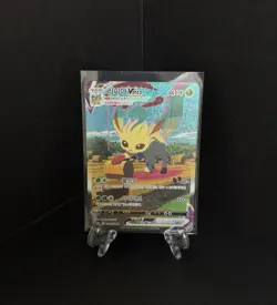 Korean Card Leafeon VMAX 089/069 Full Alt Art Eevee Heroes Rare Holo HR Pokemon - Image 1