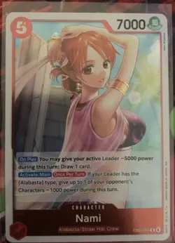 One Piece Card Game - Nami EB03-008 Rare English Holo - Image 1