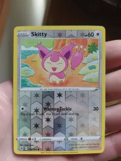 Skitty - Fusion Strike 210/264 - Reverse Holo - Common - NM - Pokemon TCG Card - Image 1