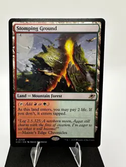 MTG Stomping Ground #258 Edge of Eternities EOE Land M/NM Magic Card - Image 1