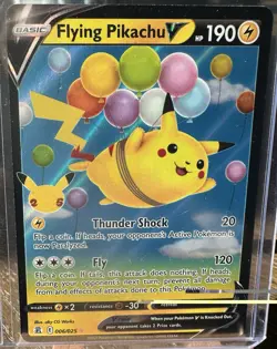 Flying Pikachu V 006/025 Celebrations NM Ultra Rare Pokemon Card - Image 3