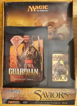 MTG SAVIORS OF KAMIGAWA Factory Sealed Fat Pack / Bundle 2005 NEW! - Image 1