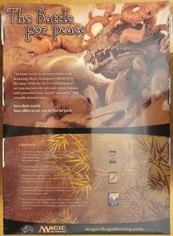 MTG SAVIORS OF KAMIGAWA Factory Sealed Fat Pack / Bundle 2005 NEW! - Image 2