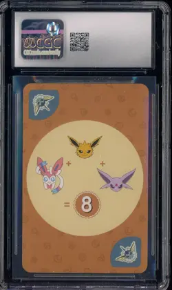 2019 Pokemon Playing Cards Korean Point Salad Eevee Edition Vaporeon CGC 10 - Image 2