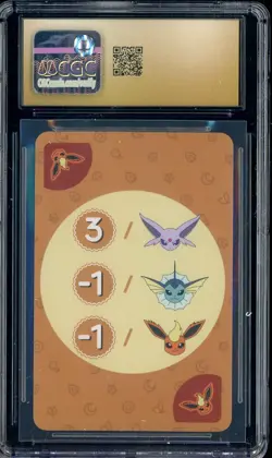 2019 Pokemon Playing Cards Korean Point Salad Eevee Edition Flareon CGC 10 - Image 2