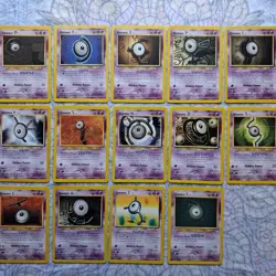 14 Pokemon TCG Unown Card Lot - Neo Destiny/Discovery/Revelations - Image 1