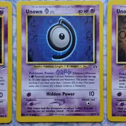 14 Pokemon TCG Unown Card Lot - Neo Destiny/Discovery/Revelations - Image 3