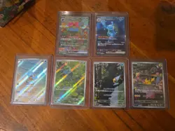6x Japanese Pokemon TCG 151 SAR and AR mixed card lot blastoise venusaur pikachu - Image 1