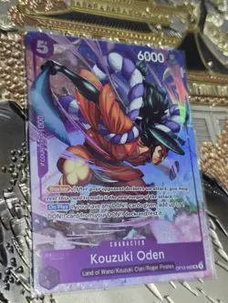 One Piece Card Game Kouzuki Oden Carrying On His Will OP13-063 Alt Art - Image 1