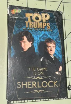 The Game Is On Sherlock Top Trumps Stories Card Game 2014 - Image 1