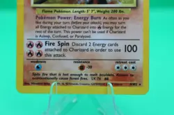Pokemon Charizard Base Set Holo Rare 4/102 English 120 HP Card HP - Image 4