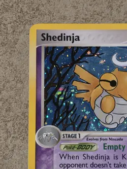 [ LP ] Shedinja 14/107 EX Deoxys Holo Rare 2005 Pokemon Card ( BUTT SWIRL ) - Image 3