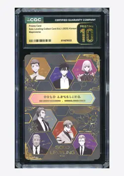 Mapniverse CGC 10 PRISTINE Solo Leveling Collect Card ED.2 Promo 2025 Korean - Image 1