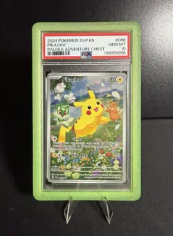 PSA 10 Pikachu 088 Sv: Scarlet & Violet Promo Card WITH Guard - Image 1