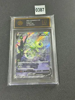Pokemon S-Chinese Card Sword & Shield Celebi V CS3aC 132/125 SR Grade 10 - Image 1