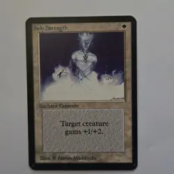 MTG ALPHA - Holy Strength NM - Image 1