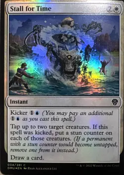 Stall for Time Holo C Dominaria United 34 NM - Image 1