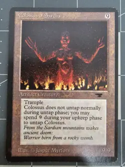 MTG ⭐ Antiquities ⭐Colossus of Sardia ⭐ Vintage Legacy ⭐ - Image 1