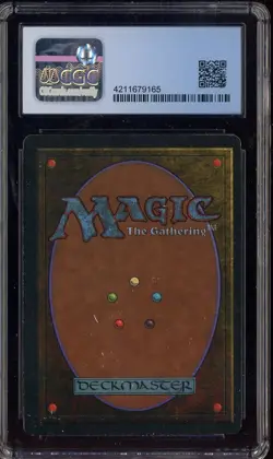 1994 MTG Magic The Gathering Revised Edition Wheel of Fortune Rare CGC 7.5 NM+ - Image 2