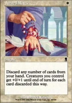 Sacred Rites - Odyssey #44/350 MTG Magic The Gathering - Image 1