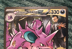 Pokemon Team Rocket's Nidoking Ex Destined Rivals Holo Rare 233/182 HP 330. Clea - Image 5
