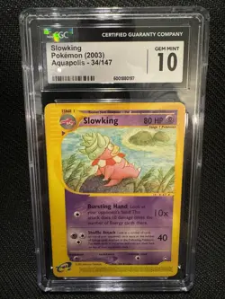 Slowking Non-Holo #34/147 - 2003 Pokemon Aquapolis - CGC 10 💎💎💎 - Image 1