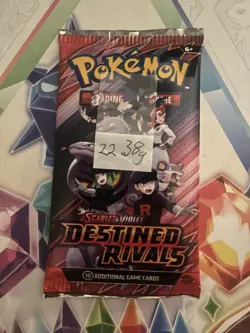 (VERY HEAVY) 22.38g Pokemon TCG Destined Rivals Booster Pack (SEALED)✅ - Image 2
