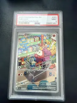 Pokemon TCG Fuecoco Paldea Evolved 201/193 Illustration Rare PSA 9 - Image 1