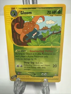 Gloom 49/147 Aquapolis Non-Holo Vintage Pokemon Card TCG - Image 1