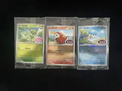 2025 Pokemon TCG S-CHN Gem Pack Quaxly Sprigatito Fuecoco Sealed Lot*3 #10 IH59 - Image 2