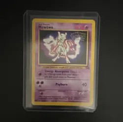 Pokemon Mewtwo Black Star Promo Stamped WB Presents Pokemon The First Movie - Image 1