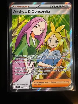Anthea and Concordia 254/217 Ascended Heroes Pokemon TCG Full Art Trainer - Image 1