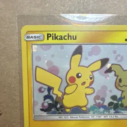 Pokemon TCG Pikachu SM162 Promo Holo Basic 60 HP Saya Tsuruta 2019 - Image 3