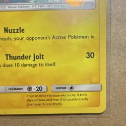 Pokemon TCG Pikachu SM162 Promo Holo Basic 60 HP Saya Tsuruta 2019 - Image 5