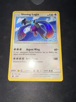 Pokemon Card Shining Lugia - SM82 Shiny Holo Rare SM Promo LP - Image 1