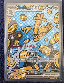 2025 Pokemon Prismatic Evolutions Gholdengo EX SIR 164/131 Free Shipping - Image 1