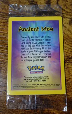 Ancient Mew Sealed Promo Error OC MC Misprint Alignment Dot Pokemon Off-Center + - Image 2