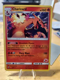 2018 Pokemon TCG Charizard Catd 3/70 Regular Exclusive LP! - Image 1
