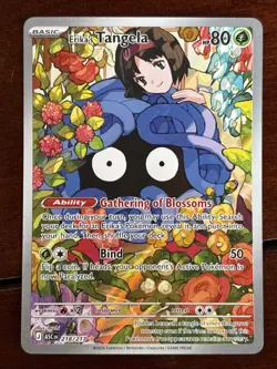 Pokemon Ascended Heroes Erika’s Tangela 218/217 Illustration Rare Holo - Image 1