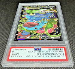 Pokemon Generations Black Star Promo Venusaur EX Full Art Holo PSA 9 Mint XY123 - Image 4