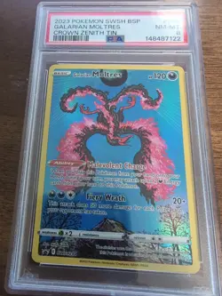 Pokemon TCG Galarian Moltres SWSH284 Black Star Promos PSA 8 - Image 1
