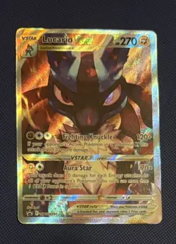 Lucario VStar Holo Pokemon TCG Crown Zenith SWSH291 Promo NM - Image 1