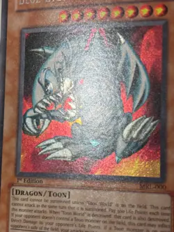 Blue-Eyes Toon Dragon MRL-000 Magic Ruler 1st Edition - Image 3