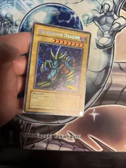 (WNU) Yu-Gi-Oh! Reverse Misprint Tri-Horned Dragon LOB-000 Unlimited HP/DMG - Image 2