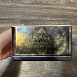 Yugioh 2003 XYZ Dragon Cannon (EMPTY) Collector's Tin Kaiba & 200+ Vintage Card - Image 5