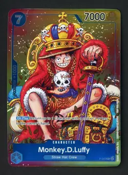 One Piece English P-043 Monkey D. Luffy Convention Exclusive Foil Promo - Image 1