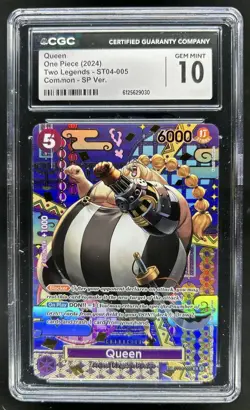 2024 One Piece Two Legends Queen Special Card #ST04-005 CGC 10 - Image 1