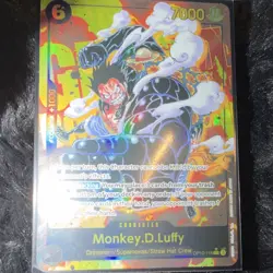 One Piece CCG Monkey.D.Luffy OP10-118 Royal Blood Secret Rare Foil 7000 Power - Image 1