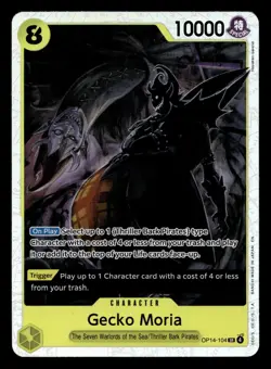 Gecko Moria - OP14-104 OP14-104 The Azure Sea's Seven One Piece NM - Image 1