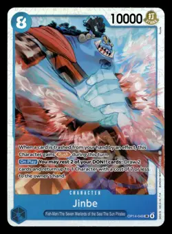 Jinbe OP14-049 The Azure Sea's Seven One Piece NM - Image 1